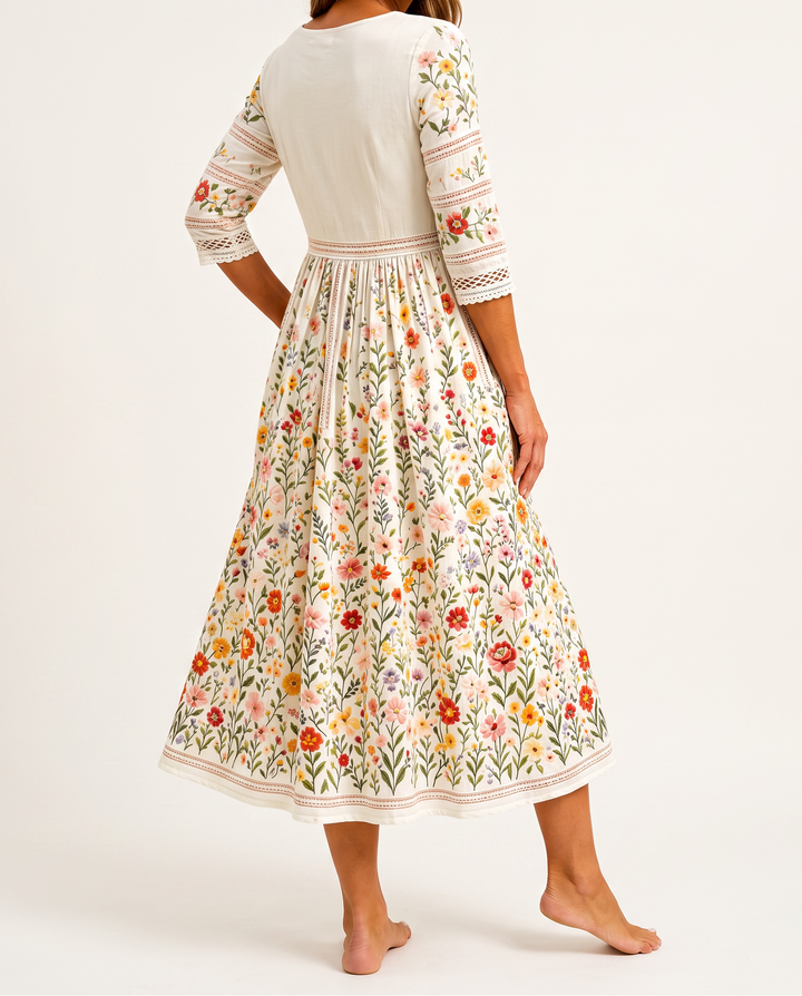 WILDFLOWERS | LACE MIDI DRESS FOR WOMEN