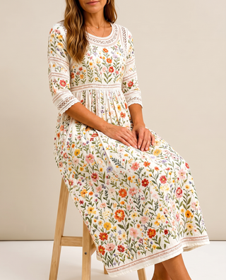 WILDFLOWERS | LACE MIDI DRESS FOR WOMEN